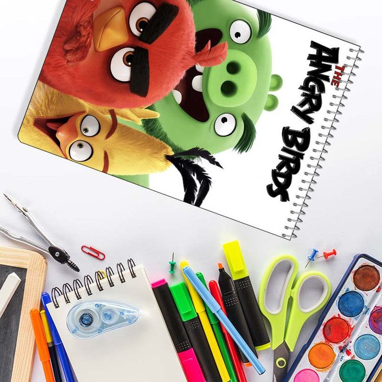 دفتر نقاشی 50 برگ سیمی کارنیکا طرح The Angry Birds کد 99768