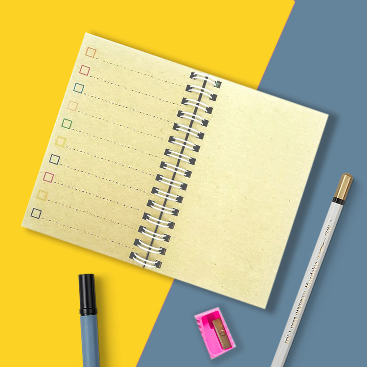 دفترچه یادداشت مدل to do list طرح پیانو کد 2713478