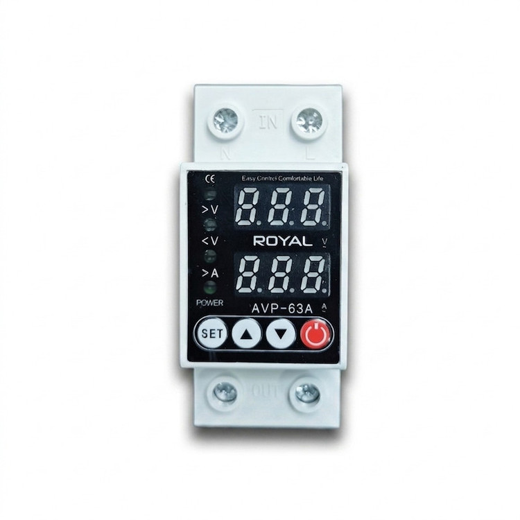 محافظ ولتاژ 63 آمپر رویال مدل 2P63A