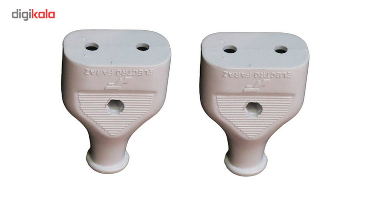 دو شاخه مادگی فراز الکتریک کد White بسته 2 عددی