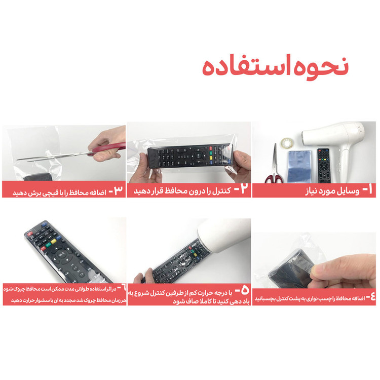 محافظ کنترل شیرینگ پک مدل 28-5 بسته 20 عددی