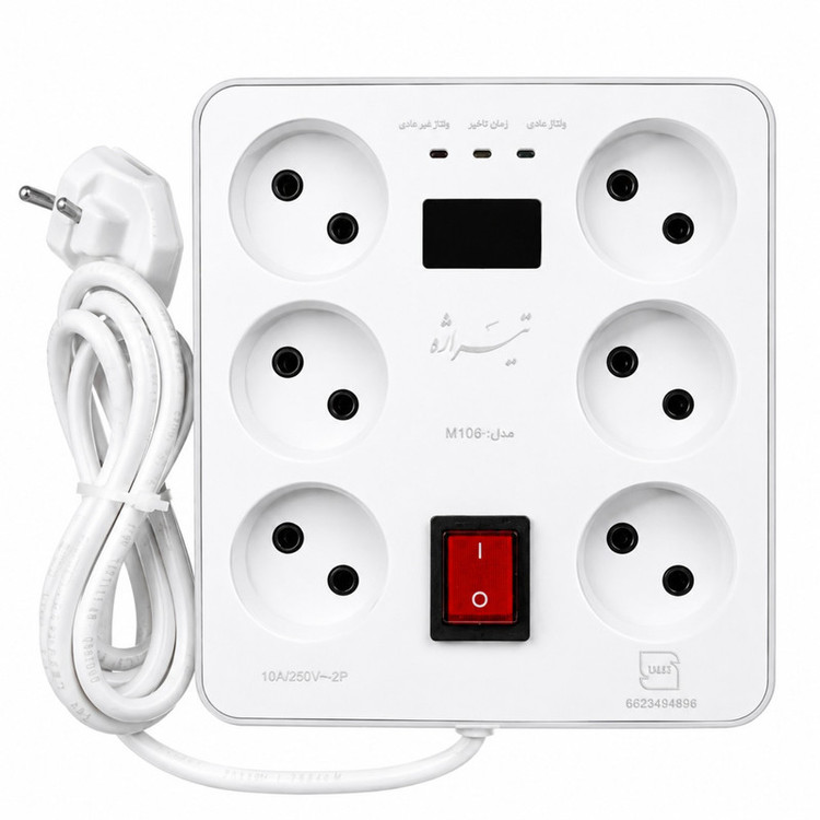 محافظ ولتاژ دیجیتال تیراژه مدل M106 مخصوص کامپیوتر و تلویزیون