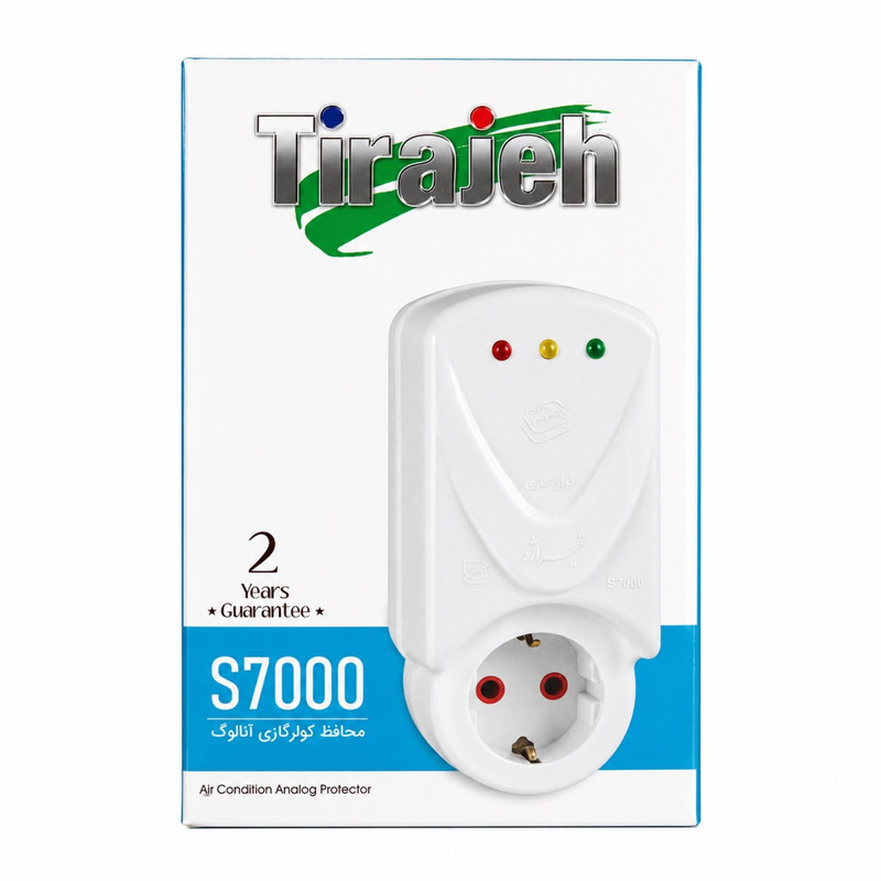 محافظ ولتاژ تیراژه مدل S7000 مخصوص کولر گازی