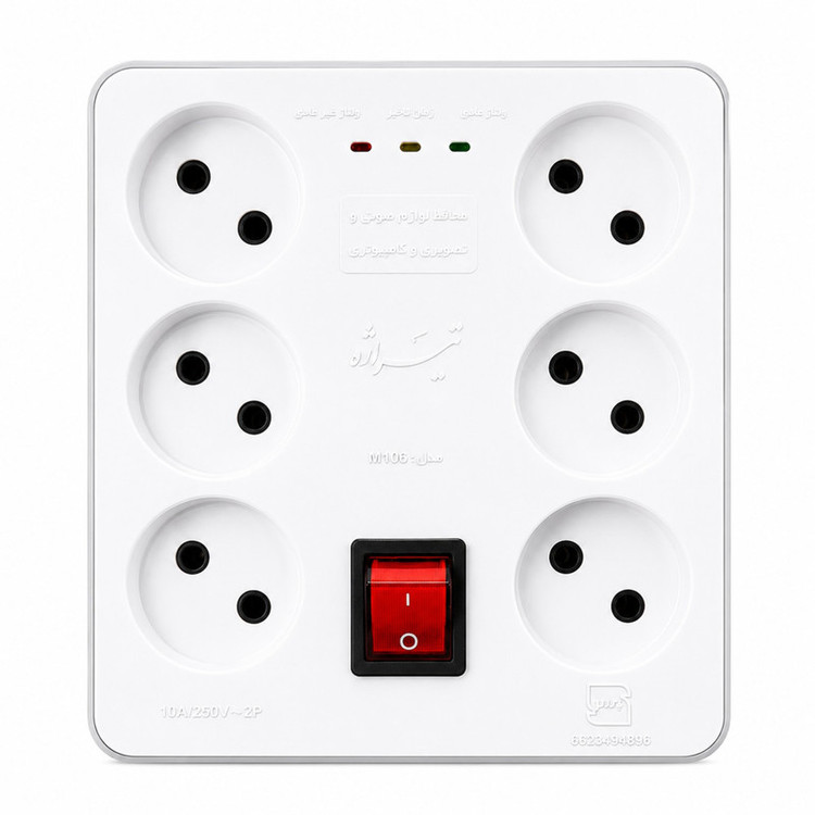 محافظ ولتاژ تیراژه مدل M106 مخصوص کامپیوتر و تلویزیون