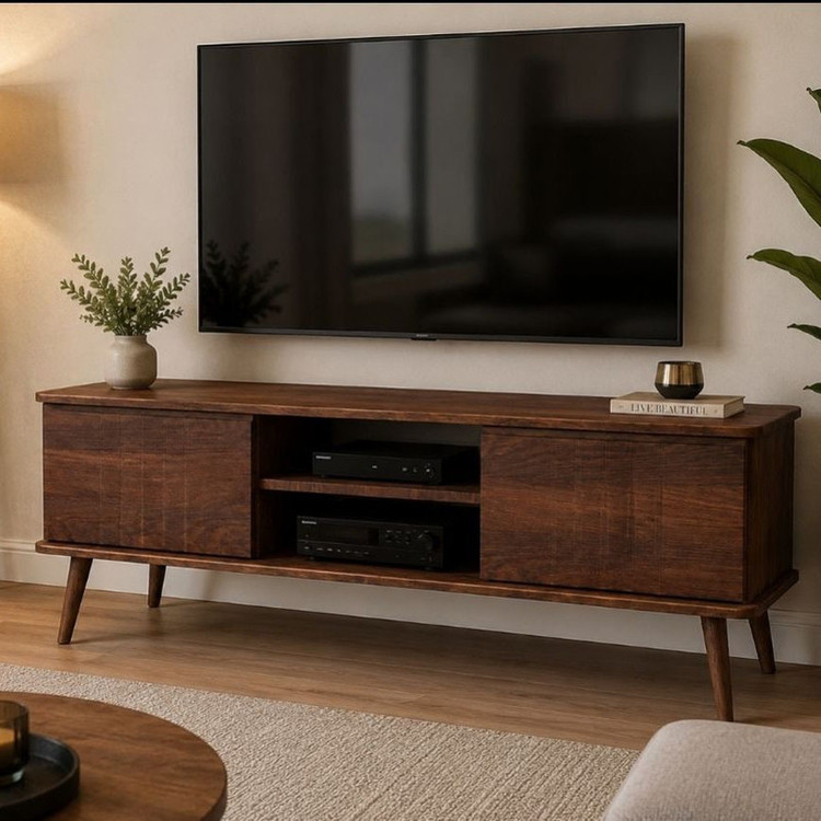 میز تلویزیون مدل MDF لیون مناسب برای تلویزیون تا 55 اینچ