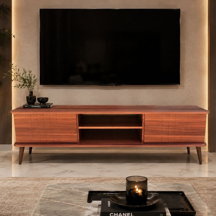 میز تلویزیون مدل MDF لیون مناسب برای تلویزیون تا 55 اینچ